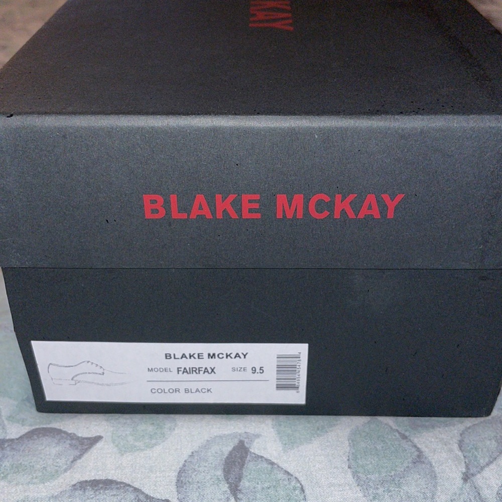 NWT BLAKE MCKAY Fairfax Leather Derby Shoes - Picture 6 of 12
